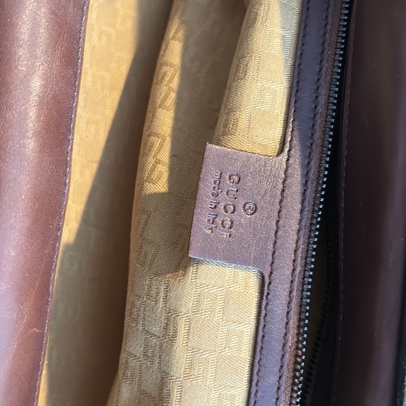 Rare Gucci runway bag in brown leather. Perfect condition - Picture 3 of 7